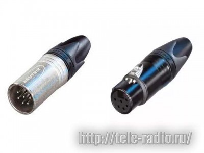 Neutrik XLR 6-контактные кабельные разъемы