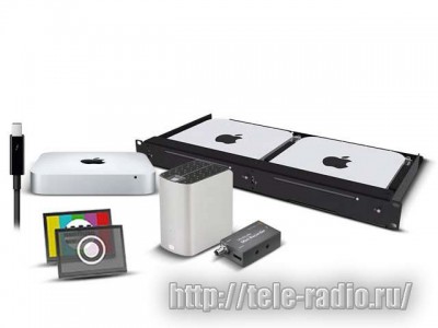 Система многоканального захвата на 2-ре камеры на базе Apple Mac mini