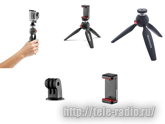 Manfrotto Pixi - настольные штативы