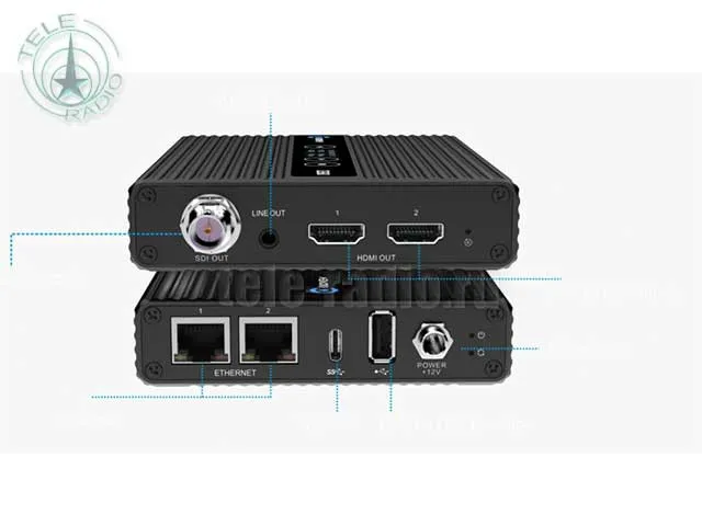 Kiloview D260 NDI|HX, SRT, RTSP, RTMP, HLS to SDI and HDMI