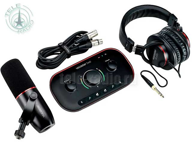Комплект для подкастов Focusrite Vocaster Two Studio Podcast Set
