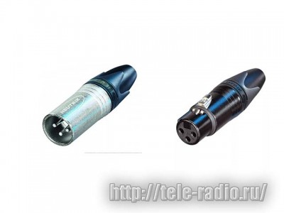 Neutrik XLR 3-контактные кабельные разъемы		