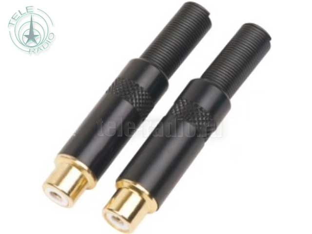 Разъем RCA-мама из никелированной стали XLINE Cables RCON RCA F 06