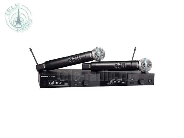 2-канальная радиосистема с ручным передатчиком Shure SLXD24DE/B58 H56 (518-562MHz)
