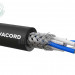 Кабель квадропольный микрофонный NOVACORD Star Quad 4x0.20 FRNC-C