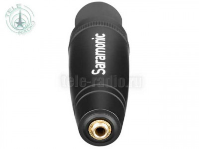 Переходник Saramonic C-XLR+ с 3,5mm TRS "мама" на XLR "папа" с преобразователем фантомного питания.