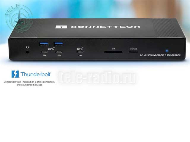 Док-станция Sonnet Echo 20 Thunderbolt 5 SecureDock