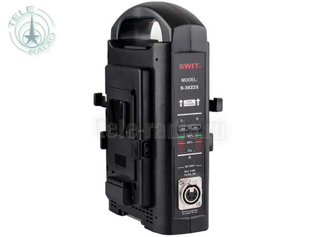 Двухканальное зарядное устройство SWIT S-3822S для аккумуляторов V-lock