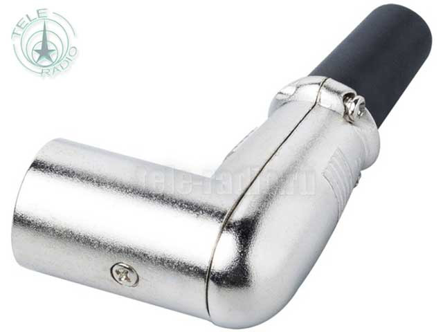 Bespeco SK037 Разъем XLR-M 3-pin, угол 90*