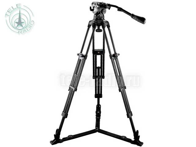 Штатив E-IMAGE EG10C2L для видеокамер с головой