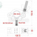 XLINE Light 223B130 Струбцина большая, до 300 кг.