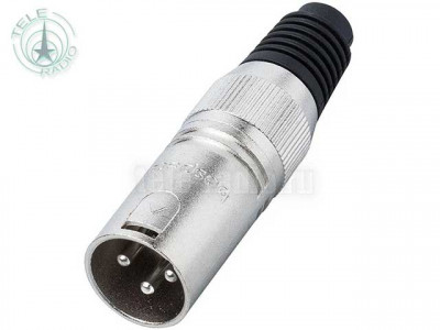 Разъем XLR-M кабельный BESPECO XLR3MX