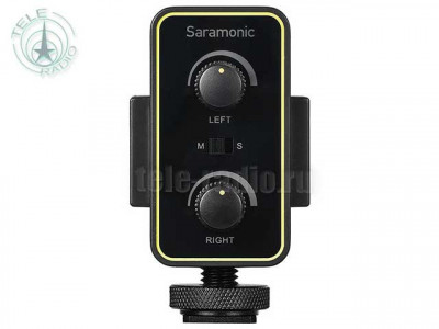 Микшер накамерный Saramonic BlinkMixer вход: 2х 3,5 мм моно, 3,5 мм стерео; выход: 3,5 мм TRS