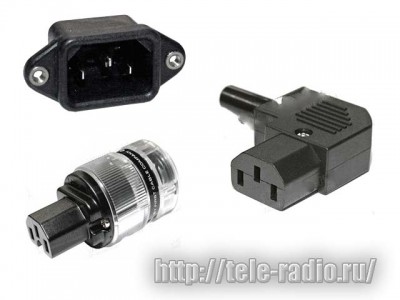 I-Taki IEC320 разъемы кабельные и приборные 3-контакта