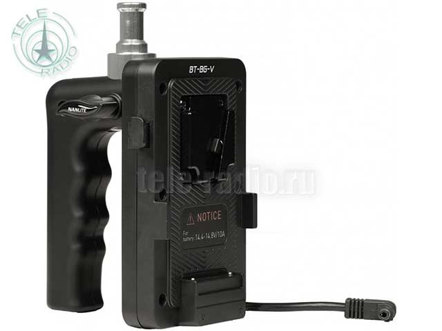 Аккумуляторная рукоятка Nanlite BT-BG-V для аккумулятора V-Mount