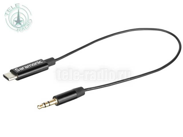 Кабель Saramonic SR-C2001 переходник с 3,5мм TRS на USB-C, длина 20 см