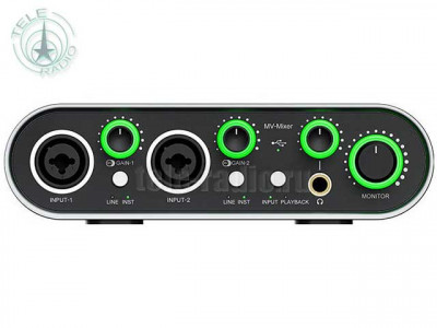 Внешняя звуковая карта Saramonic MV-Mixer вход: 2х XLR / 1/4"; выход: USB-C