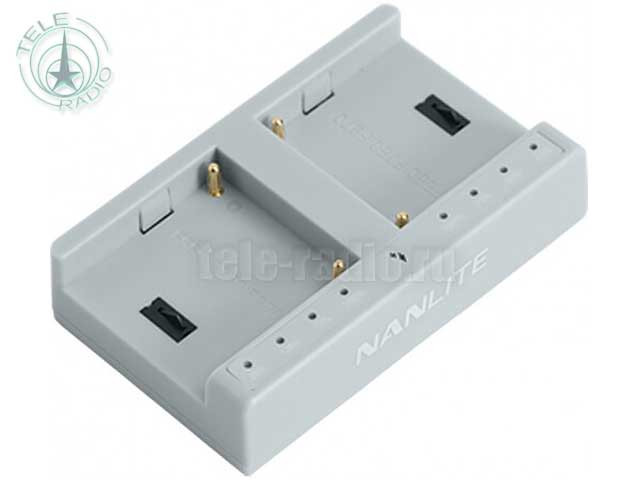 Зарядное устройство Nanlite BT-CG-NPF-2 для двух аккумуляторов NP-F