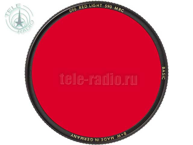 Светофильтр светло-красный B+W BASIC 090 Red light MRC 590 для черно-белой съемки
