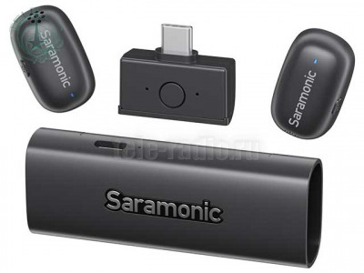 Радиосистема Saramonic Air SE-01 (TX+TX+RX) приёмник + 2 передатчика, для USB Type-C