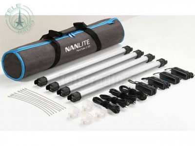 Комплект Nanlite PavoTube II 15C RGB Kit из светодиодных осветительных приборов в форме трубки c аксессуарами