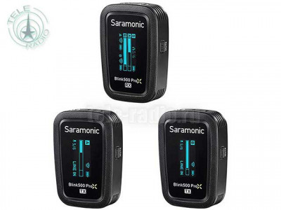 Радиосистема Saramonic Blink500 ProX B2 TX+TX+RX приемник + 2 передатчика, разъем 3,5 мм