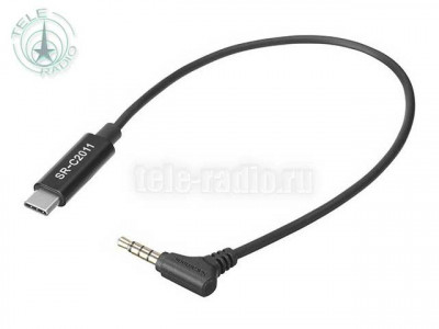 Кабель Saramonic SR-C2011 угловой переходник 3,5 мм TRRS на USB-C