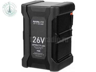 Литий-ионный аккумулятор Nanlite BT-V-26V489 (V-Mount)