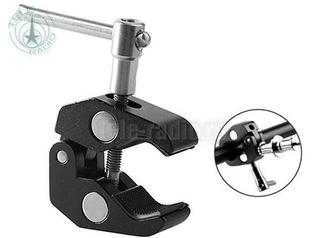 Держатель-зажим E-IMAGE EI-A05 Super Clamp w/1/4"&3/8"