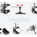Держатель-зажим E-IMAGE EI-A05 Super Clamp w/1/4"&3/8"