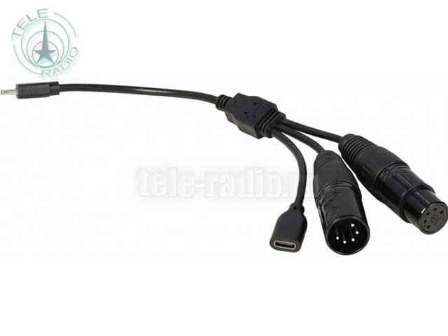 Кабель-адаптер Nanlite CB-DMX-USBC-1/3 II для осветительных приборов PavoTube и PavoBulb