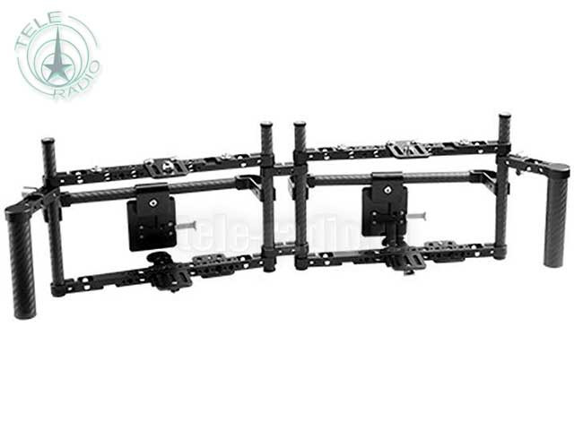 Клетка E-IMAGE Q200-TWIN Dual carbon fiber monitor cage для монитора (9") двойная