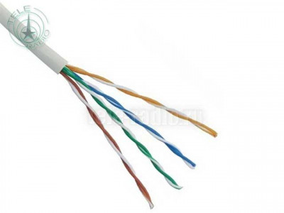 Кабель "Витая пара" CAT 5e NOVACORD UUTP-4P-C5E-A24S-PVC-WH