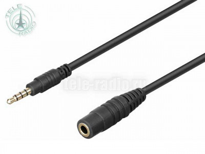 Кабель-переходник Saramonic SR-SC2500 / SR-SC5000  3,5 мм TRRS - 3,5 мм TRRS, длина 2,5 м / 5 м