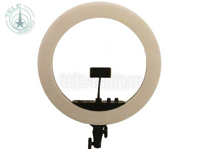 Светодиодный осветитель кольцевой E-IMAGE RL-18 B 18" LED ring light with battery slot and LCD scree
