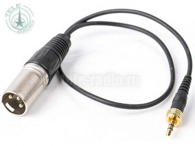 Кабель Saramonic SR-UM10-C35XLR 3,5мм TRS с закруткой - XLR "папа", спиральный длина 25-38 см