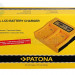 Зарядное устройство Patona Dual LCD USB для 2х аккумуляторов Sony NP-F970