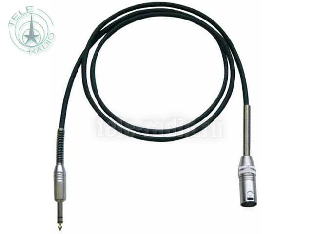 Bespeco IROMS900PBK Кабель готовый микрофонный XLR3MXM-JACK 6.3 stereo