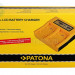 Зарядное устройство Patona Dual LCD USB для 2х аккумуляторов Sony NP-FZ100