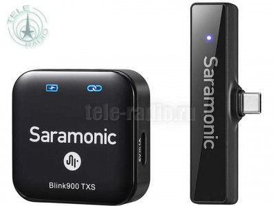Радиосистема Saramonic Blink900 S5 (TX+RXUC) приемник + 1 передатчик, разъем USB-C