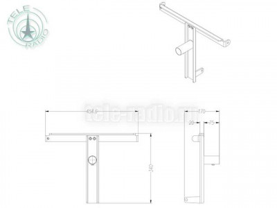 Стойка переходник саб-сателлит SVS Audiotechnik CASCADE 206A Pole Adapter