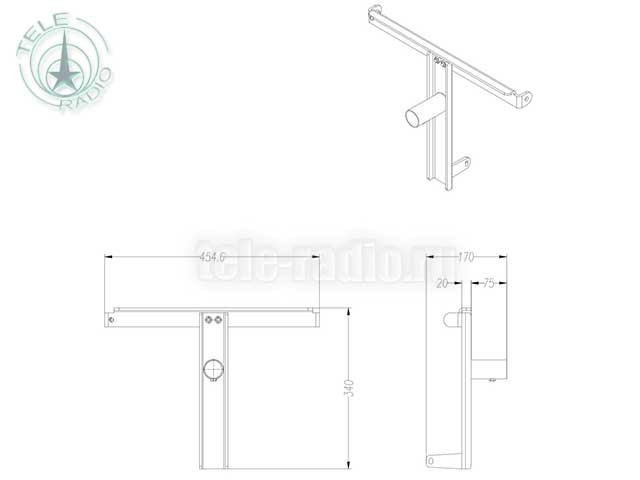 Стойка переходник саб-сателлит SVS Audiotechnik CASCADE 206A Pole Adapter