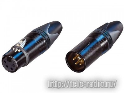 Neutrik XLR 4-контактные кабельные разъемы