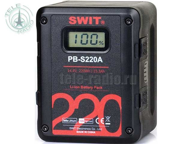Li-ion аккумулятор SWIT PB-S220A серии Square Digital