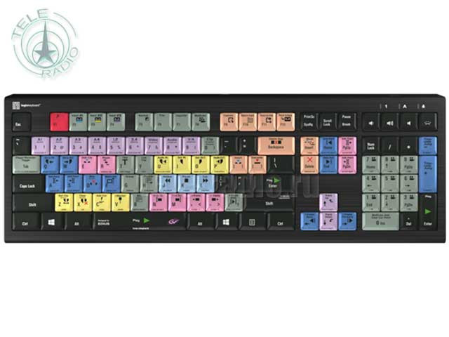 Клавиатура Logickeyboard Grass Valley EDIUS PC Astra 2 US