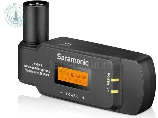 Приемник Saramonic UwMic9 RX-XLR9 для радиосистемы UwMic9, разъем XLR