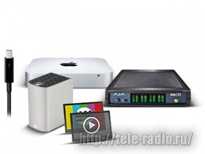 Автоматизация телевещания Apple Mac mini/AJA Io XT/Video 2 FX Layer