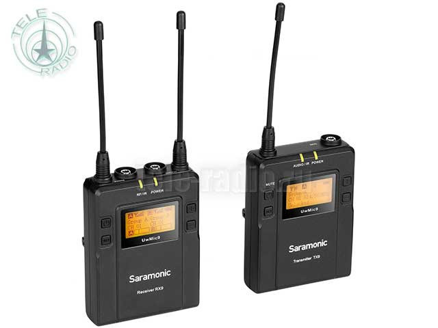 Радиосистема Saramonic UwMic9 Kit1 TX9+RX9 приемник + передатчик