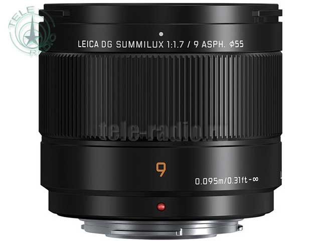 Объектив LEICA DG SUMMILUX Panasonic H-X09EC с фиксированным фокусным расстоянием 9 мм