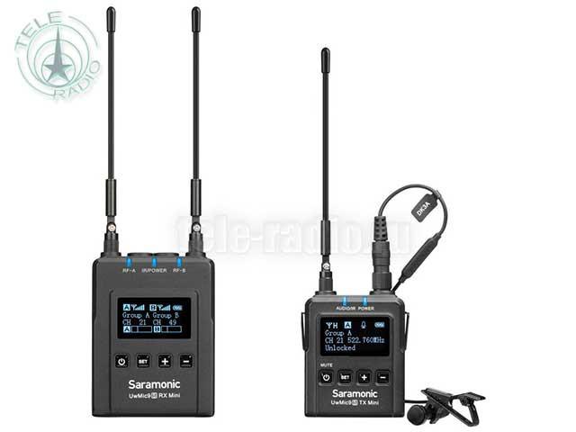 Радиосистема Saramonic UwMic9 S Kit1 Mini RX9S+TX9S приемник + передатчик